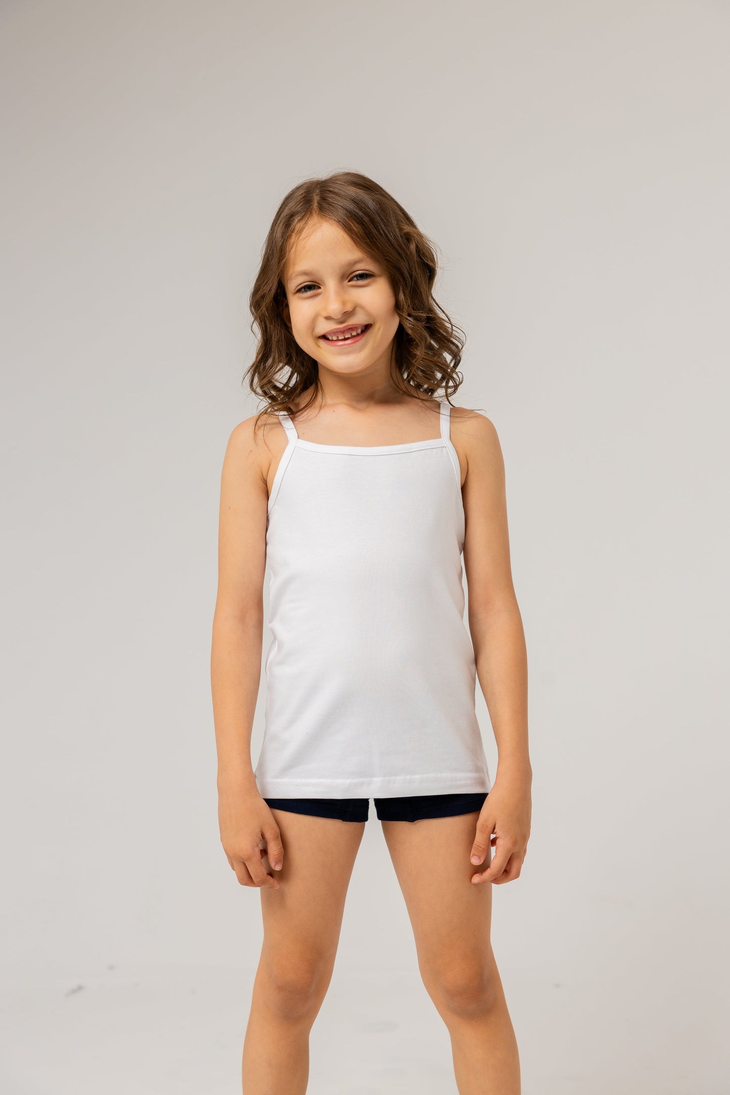 Premium Egyptian Cotton Camisole for Girls - Pack of 2