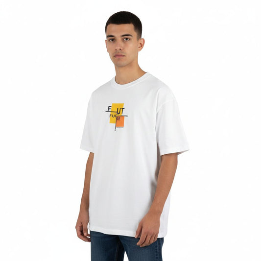 100% Egyptian Cotton Men’s Oversized Printed T-Shirt