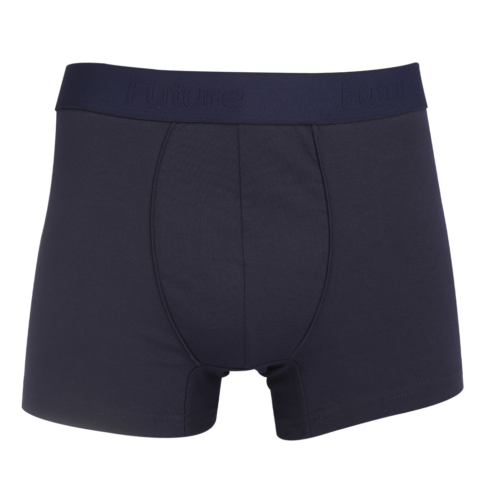 Premium Egyptian Cotton Boxer Briefs for Men - Navy